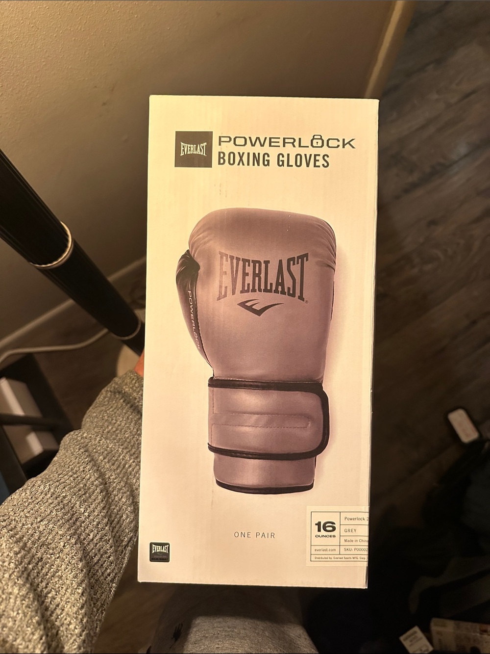 Everlast Powerlock Boxing Gloves 16OZ